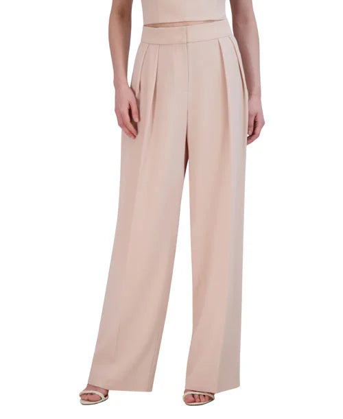 WIDE LEG PANTS WITH CLAMPS