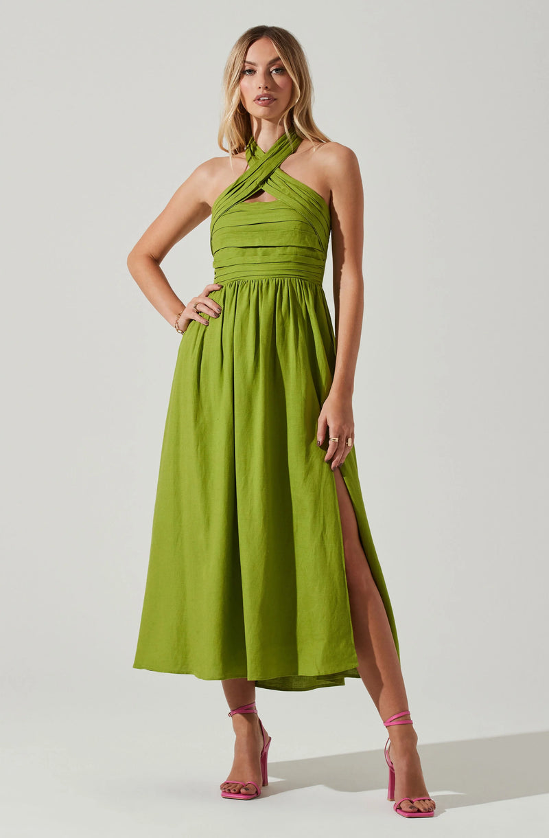 ZARIA DRESS - GREEN