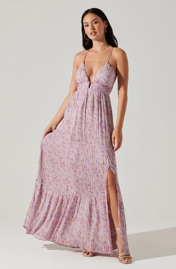 MINARI FLORAL MAXI DRESS