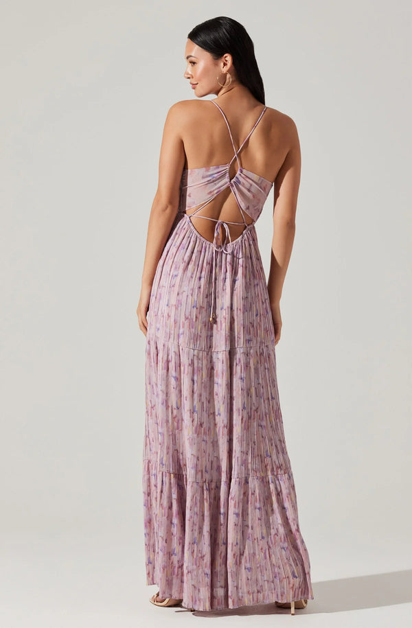 MINARI FLORAL MAXI DRESS