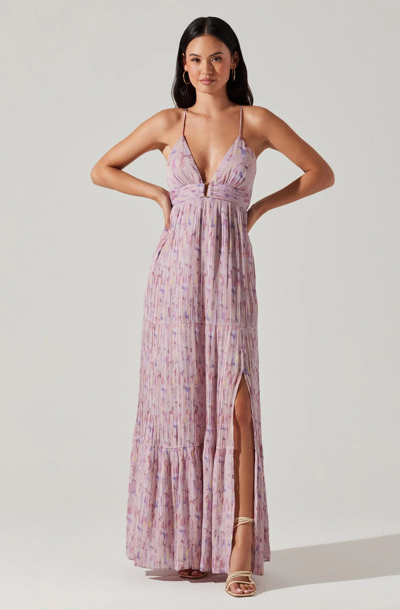 MINARI FLORAL MAXI DRESS