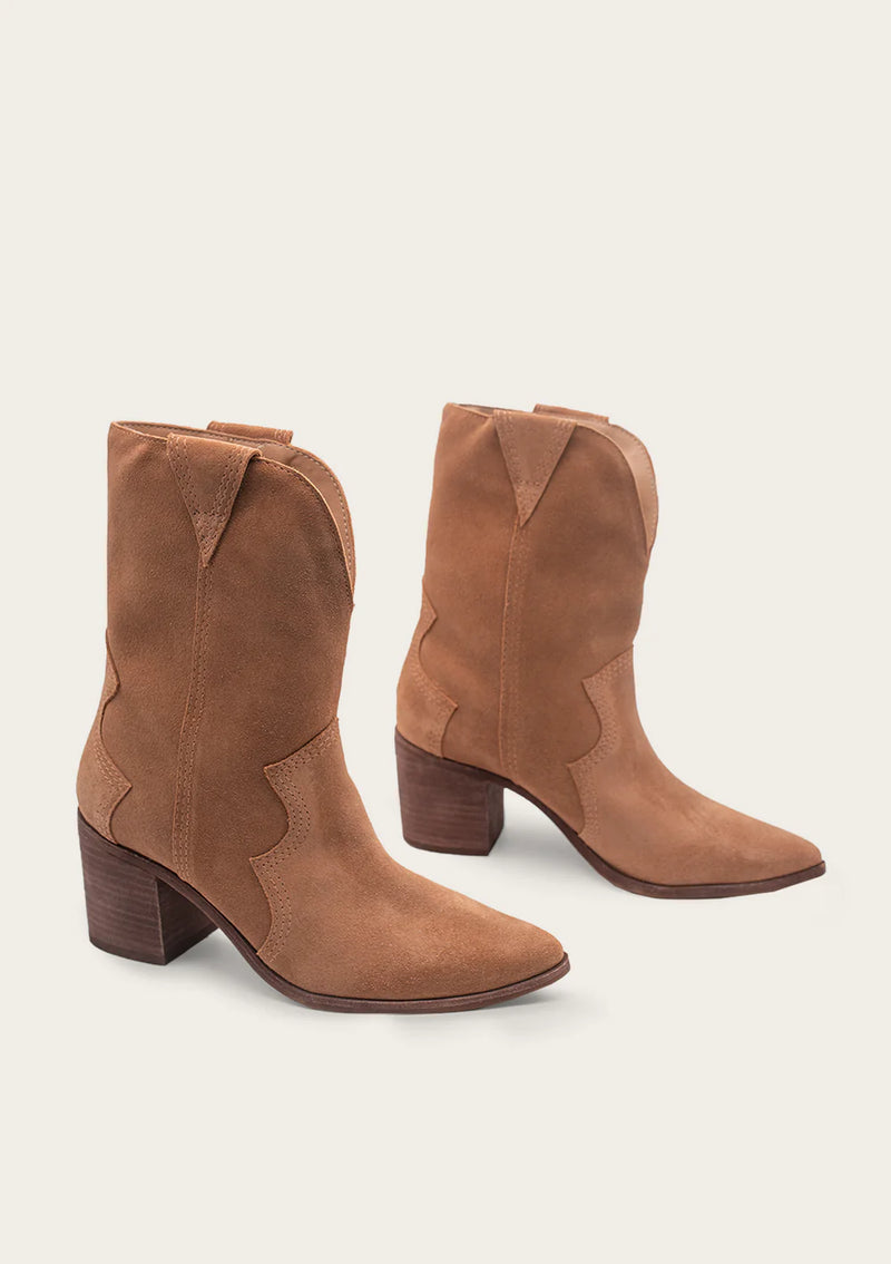 Porto Cowboy Boots - Caramel