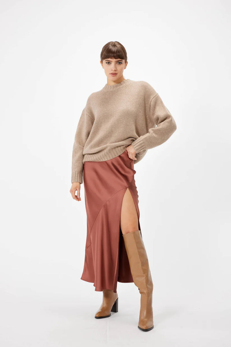 Manhattan Skirt - Rust