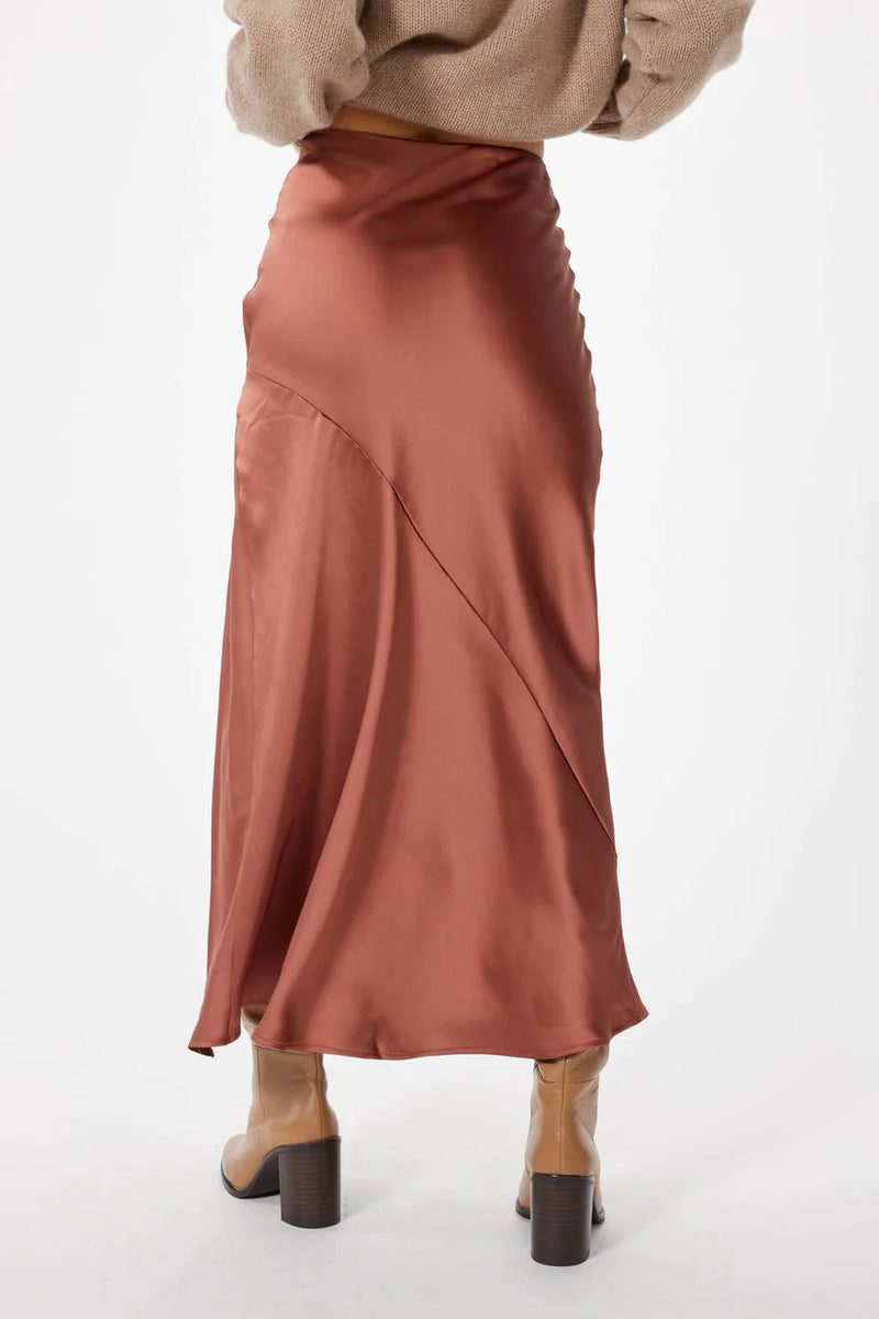 Manhattan Skirt - Rust