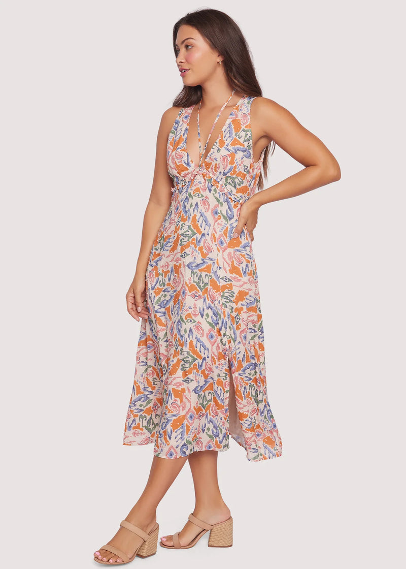 ATHENS ADVENTURE MIDI DRESS