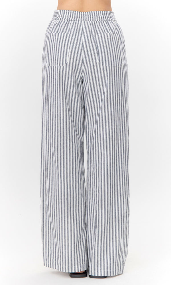 Hellen Stripe Pull Up Pant