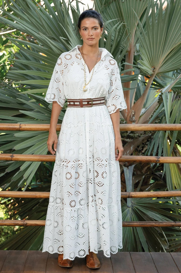 Gardenia maxi dress