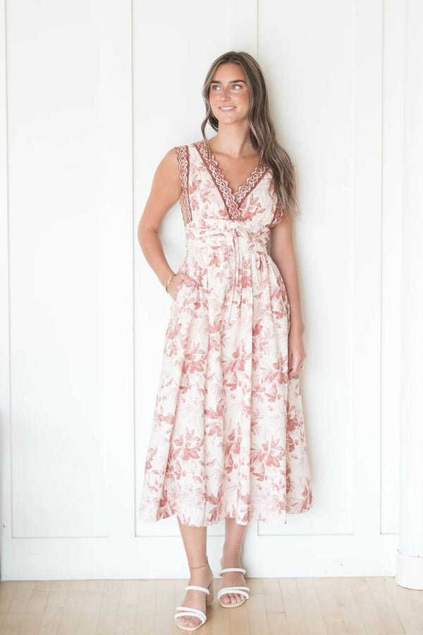Olivia Wrap Midi Dress