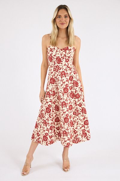 Sweetheart  Midi Dress