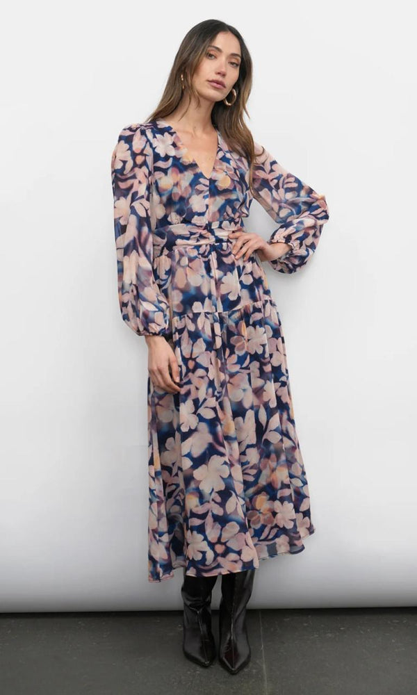 Kiernan Viscose Floral Midi Dress