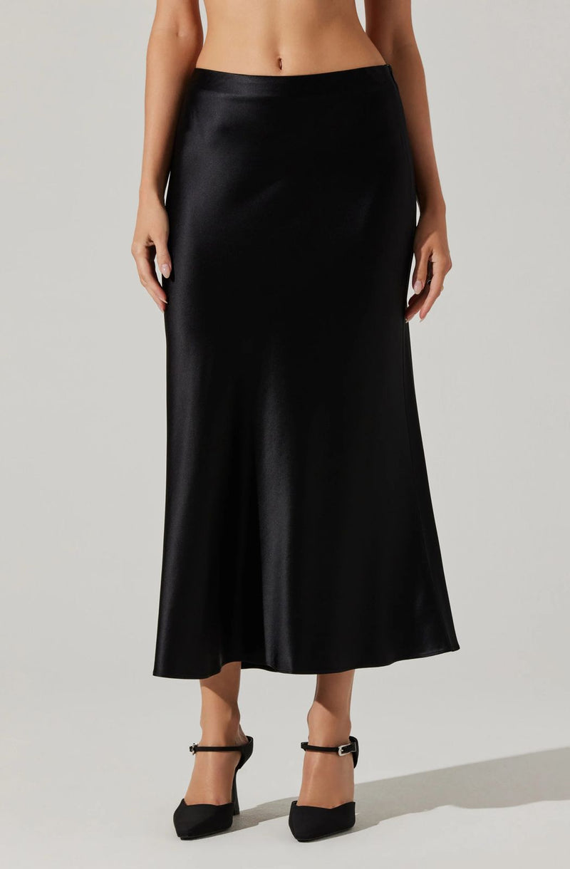 Windey Satin Maxi Skirt