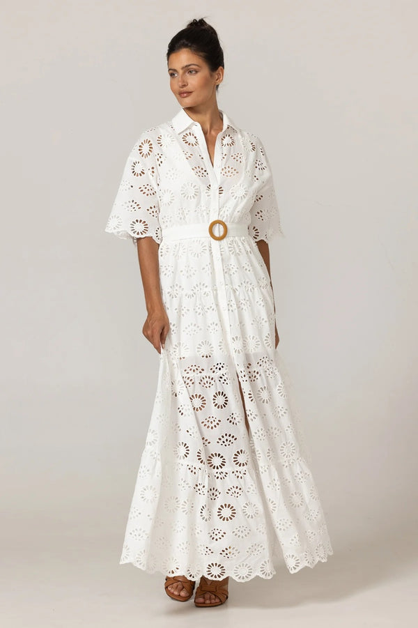 Gardenia maxi dress
