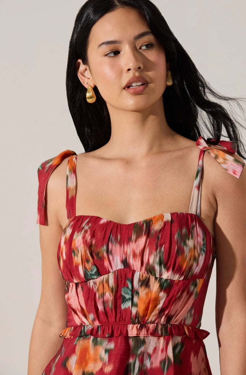 Mellorie Sweetheart Midi Dress