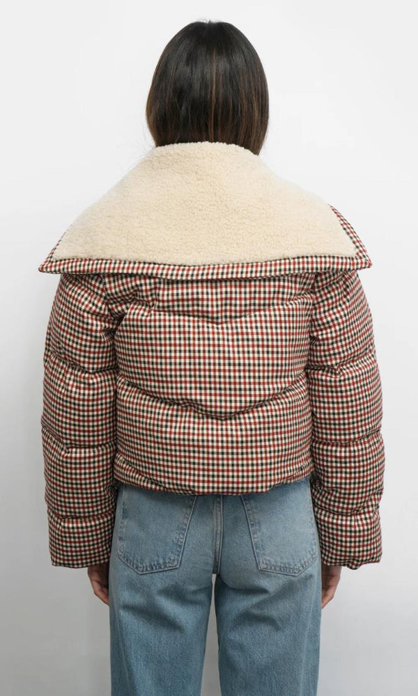 Sally Gingham Puffer