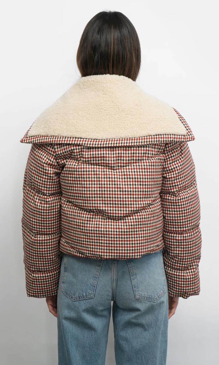 Sally Gingham Puffer