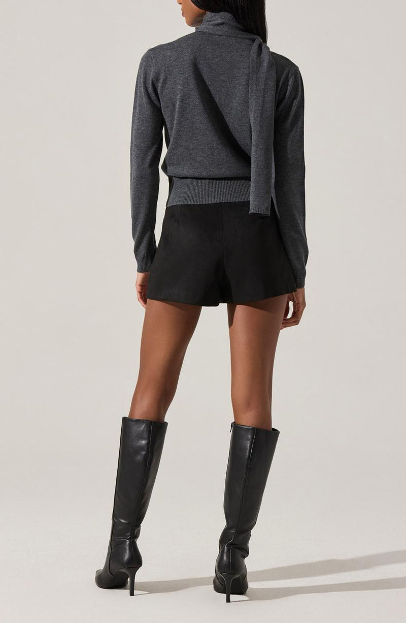 Glynne Scarf V-Neck Cardigan