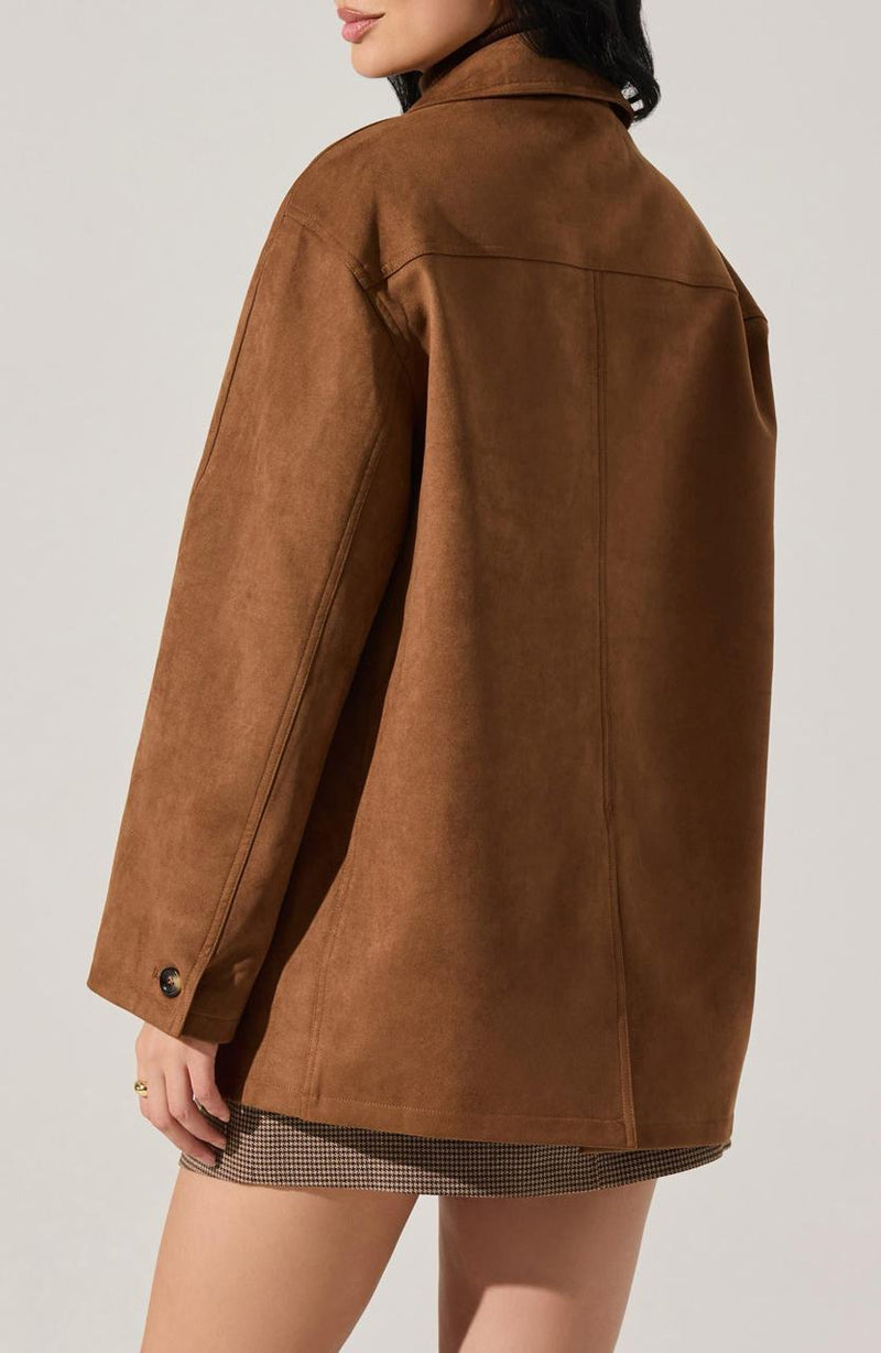 Presleigh Faux Suede Jacket