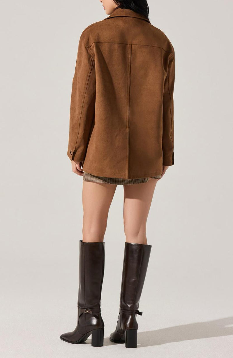 Presleigh Faux Suede Jacket