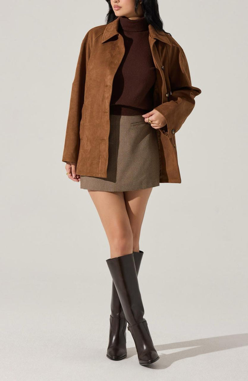 Presleigh Faux Suede Jacket