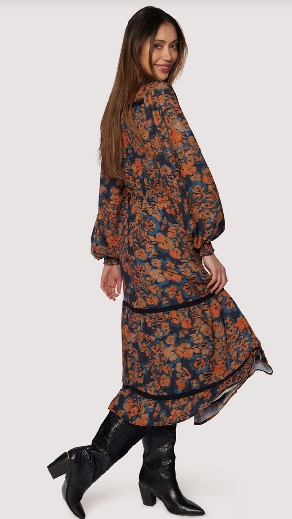 Embers Bloom Mini Dress