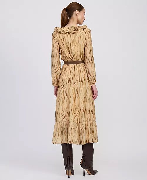 Avayah Ruffle Midi Dress
