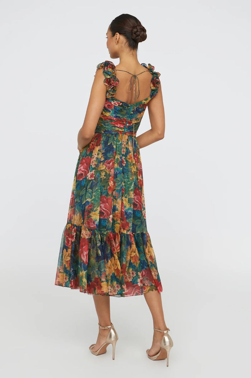 Tate Ruffle Shoulder Dress