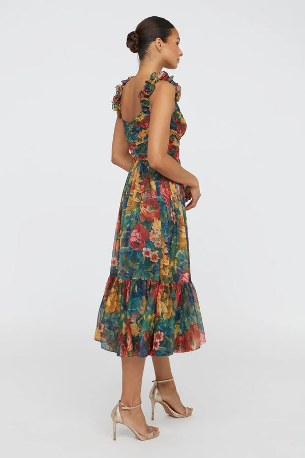 Tate Ruffle Shoulder Dress