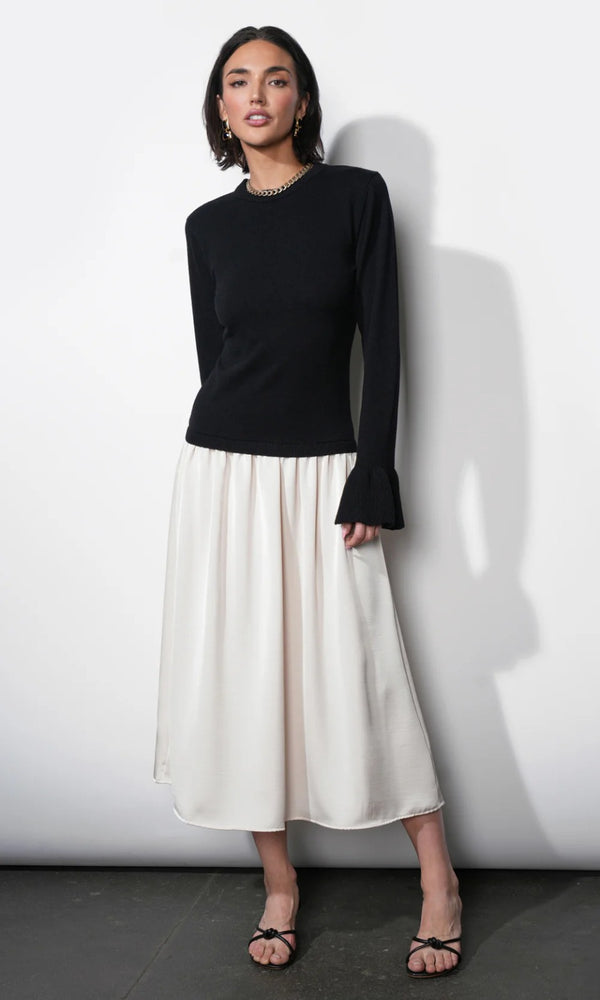 Jovie Twofer Sweater Midi Dress