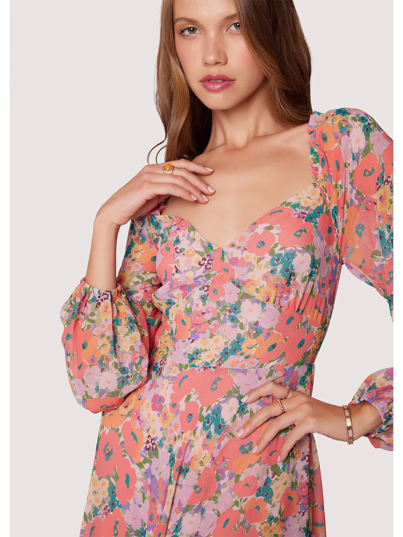 Floral Bliss Midi Dress