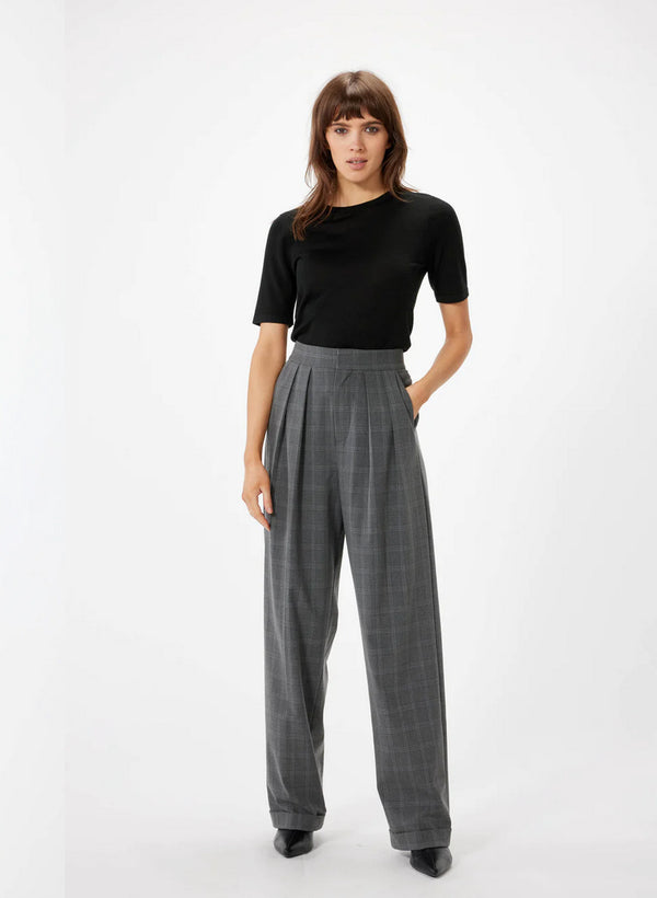 DOUBLE PLEAT TROUSER