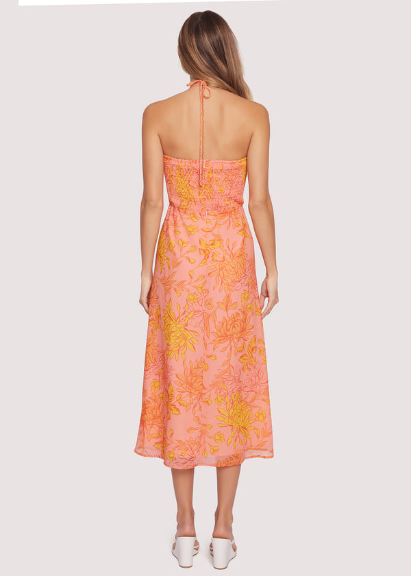 Peony Delight Midi Dress