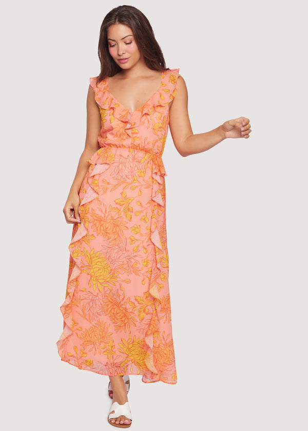 Peony Delight Maxi Dress