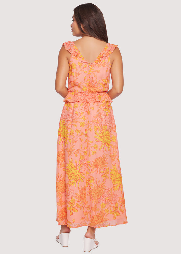 Peony Delight Maxi Dress