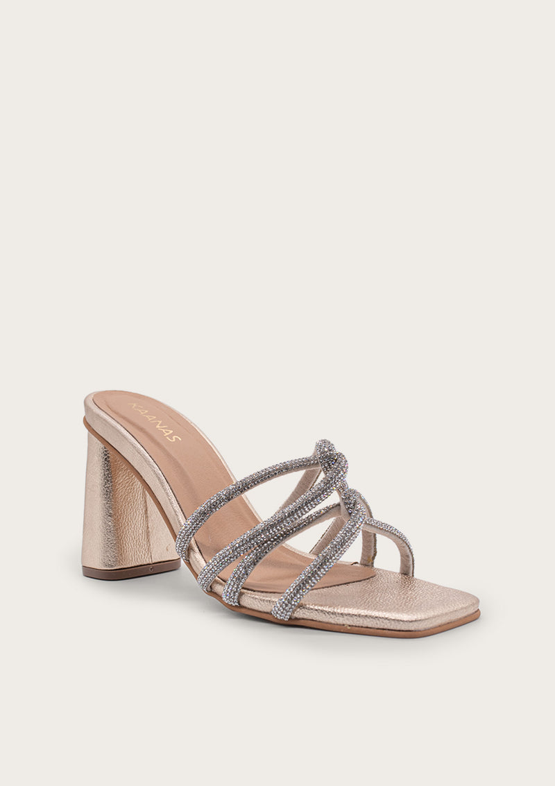 Dresden strappy diamond band heel