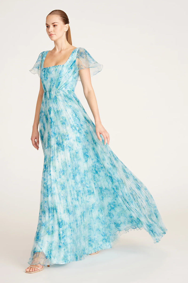 AMRYN DRAPED A LINE GOWN