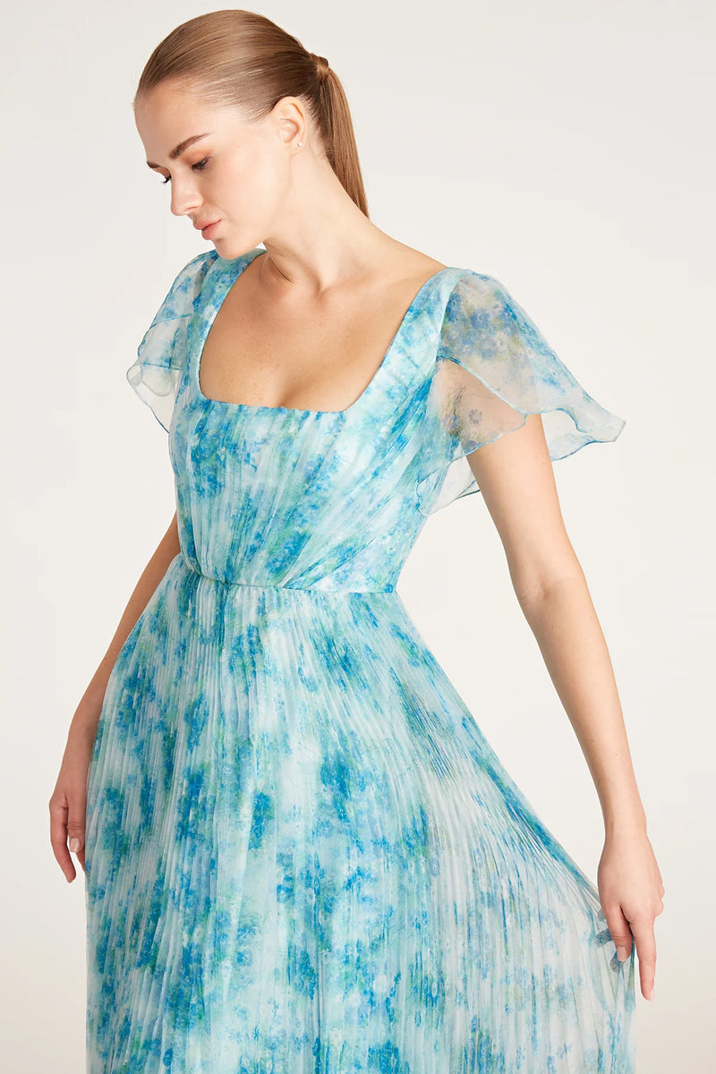 AMRYN DRAPED A LINE GOWN
