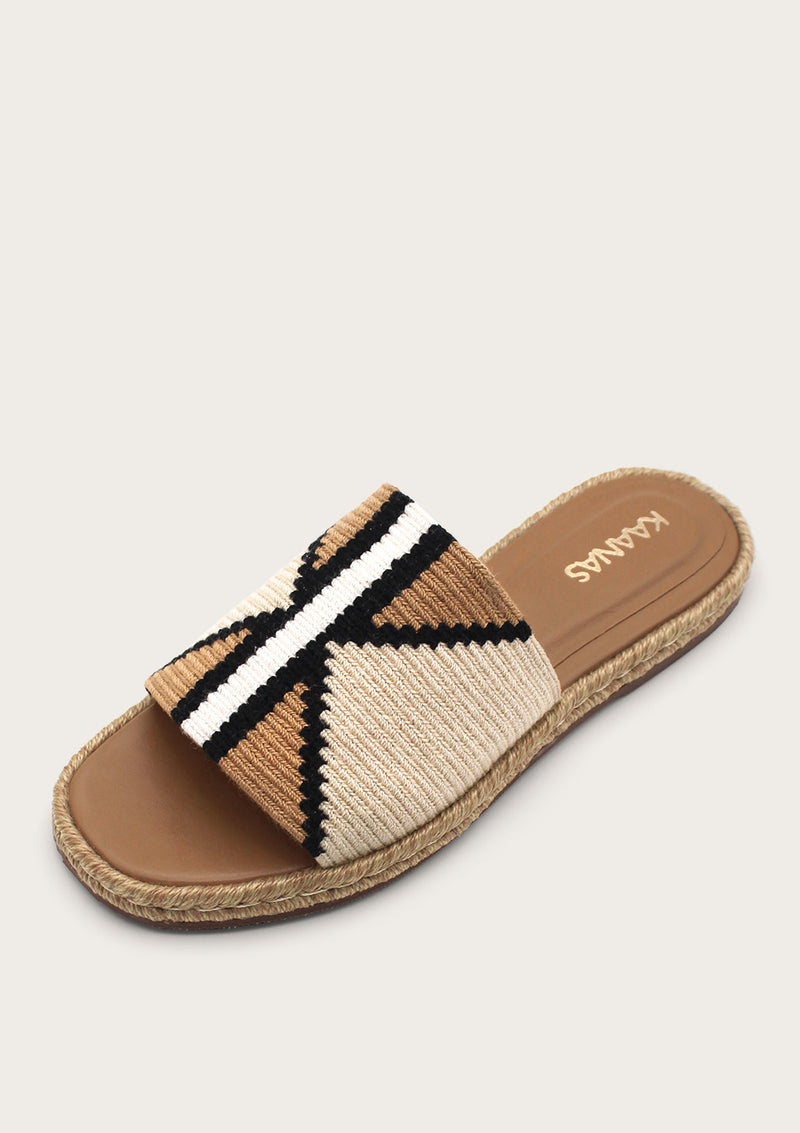 Kaena Handwoven Espadrille - Sandal Coffee